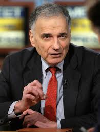 WASHINGTON - FEBRUARY 24: (AFP OUT) Political activist Ralph Nader speaks during a taping of Meet the Press at the NBC studios February 24, ... - 79964714