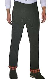 Weatherproof Vintage Mens Stretch Canvas Pants, Fleece Lined, Regular Fit, Black 38W 29L - Product from Amazon.com