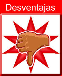 DESVENTAJAS