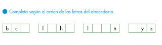 Resultado de imagen de el abecedario 2º primaria