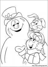 Image result for coloring book snowmen