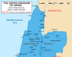 Image of United Monarchy of Israel map