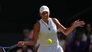 Madison Keys competing in a tennis match during the US Open season