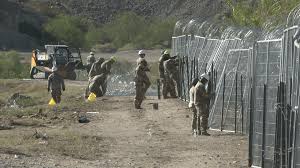 New Mexico’s governor blasts Texas for placing razor wire on border between 
their states