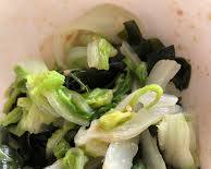 白菜とわかめのナムル