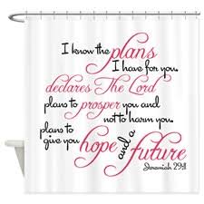 Bible Verse Shower Curtains | Bible Verse Fabric Shower Curtain Liner via Relatably.com