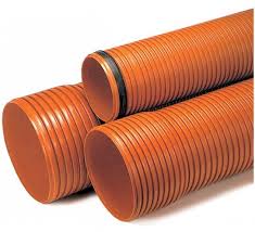 TUBO SANEAMIENTO CORRUGADO TEJA 160X6,2m SN8