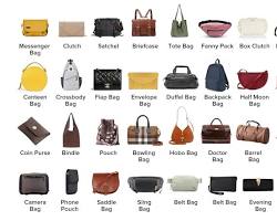 different types of handbags