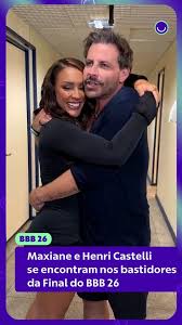 Henri Castelli brinca com Maxiane sobre festa da Final do BBB 26: 'Hoje vai ter beijo técnico'