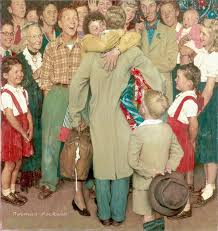 Resultado de imagem para norman rockwell family