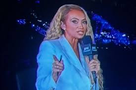 Kate Scott dazzles on UFC 328 broadcast as she presents Chimaev vs Strickland