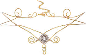 CoTeeZa Fairy Elf Crown Handmade Cross Jewelry Circlet Headband Medieval Viking Tiara Renaissance Headpiece Cosplay Wreath - Product from Amazon.com