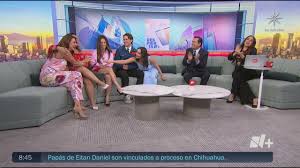 Conductora de Televisa interrumpe a Danielle Dithurbide; anuncia embarazo y presume primera foto de su bebé en vivo