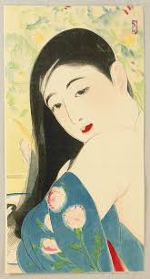 Terajima Shimei: Combing Hair - Japanese Art Open Database - Terajima_Shimei-No_Series-Combing_Hair-00042844-110214-F12