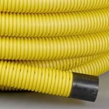 100mm Perforated Yellow Gas Ducting (50m Coil) - JDP