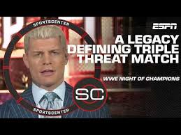 Cody Rhodes on triple threat match at Night of Champions 😤 ‘I want to beat them both’ | SportsCenter