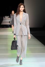 Image result for images of Giorgio Armani wide leg trousers on runway