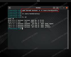 Image of Home directory in Linux