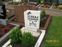 Grab von Alfred Schaaf (1901-1942), Friedhof Wymeer