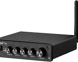 Imagen de Amplificador de audio Bluetooth 5.0 HIFI Stereo hasta 300W TPA3116 Home Theater