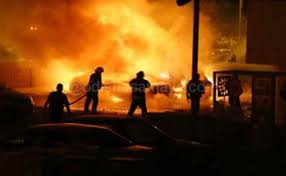 Image result for ghana gas station burned