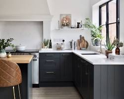 Black and white kitchen