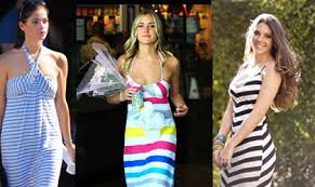 Vestidos de distintos colores.