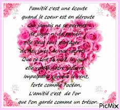 Résultat de recherche d'images pour "poème d'amitié"