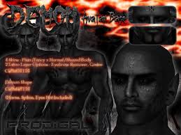 Demon_black_ad02. * Prodigal * :F: Male Demon avatar base - black - demon_black_ad