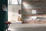 Wood tiles for walls