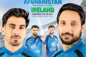 The Afghan national cricket team will face Ireland tomorrow