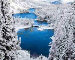 Image of Mammoth Lakes, California in winter