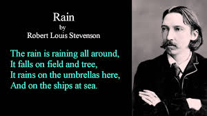 Image result for Robert Louis Stevenson Rain