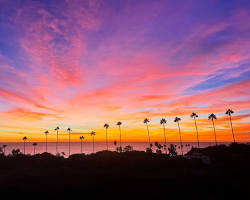 Image of California sunset