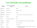 Formules de politesse - Lettres de Motivation - Le Parisien Etudiant