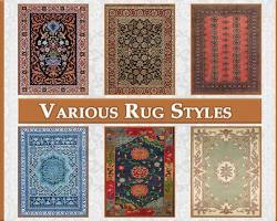 Image of various rugs in different styles