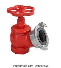 Red Iron Valve Oblique Fire Hydrant Stock Photo 248482858 ...