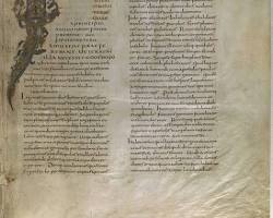 Image of Alcuin's Bible manuscript Carolingian