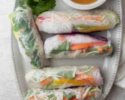 Vegetable spring rolls