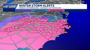 Snow is falling in North Carolina | Winter storm warning and extreme cold alerts