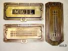 Vintage mail slot