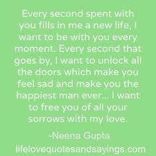 Every Second Spent With You.. - Love Quotes And Sayings via Relatably.com