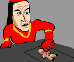have you seen the muffin man? 1 5. By pharmDraw. 3. Lord Farquaad tortures gingerbread man - atbn8yMYye-2