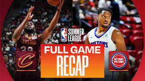 Pistons Vs. Cavaliers Summer League Game
