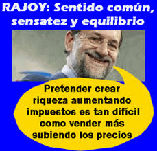 Resultat d'imatges de rajoy impuestos