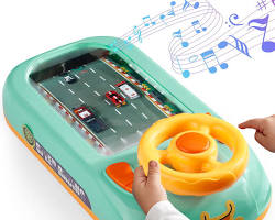 Imagine cu CAR RACING ADVENTURE toy steering wheel