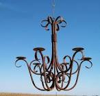 Wrought iron candle chandelier Fujairah