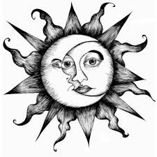Weißer schwarzer <b>Sonne-Mond</b> Tattoo - Weisser%2520schwarzer%2520Sonne-Mond%2520Tattoo