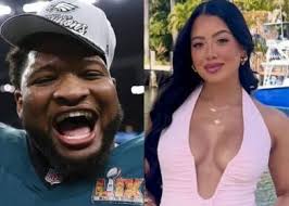 Pregnant Lyss Okada Claims Eagles Fred Johnson Dumped Her For Women On Dating Apps