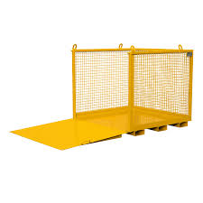 Goods lifting cage with ramp - Boscaro Italia